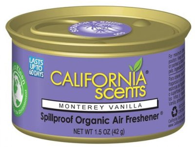 CALIFORNIA CAR SCENTS Luchtvefrisser California Blikje - Monterey Vanilla