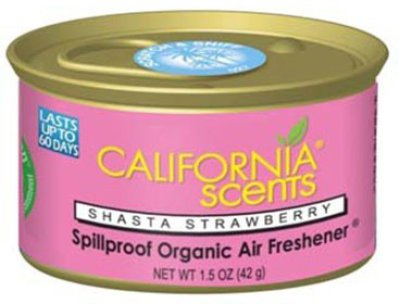 CALIFORNIA CAR SCENTS Luchtvefrisser California Blikje - Shasta Strawberry