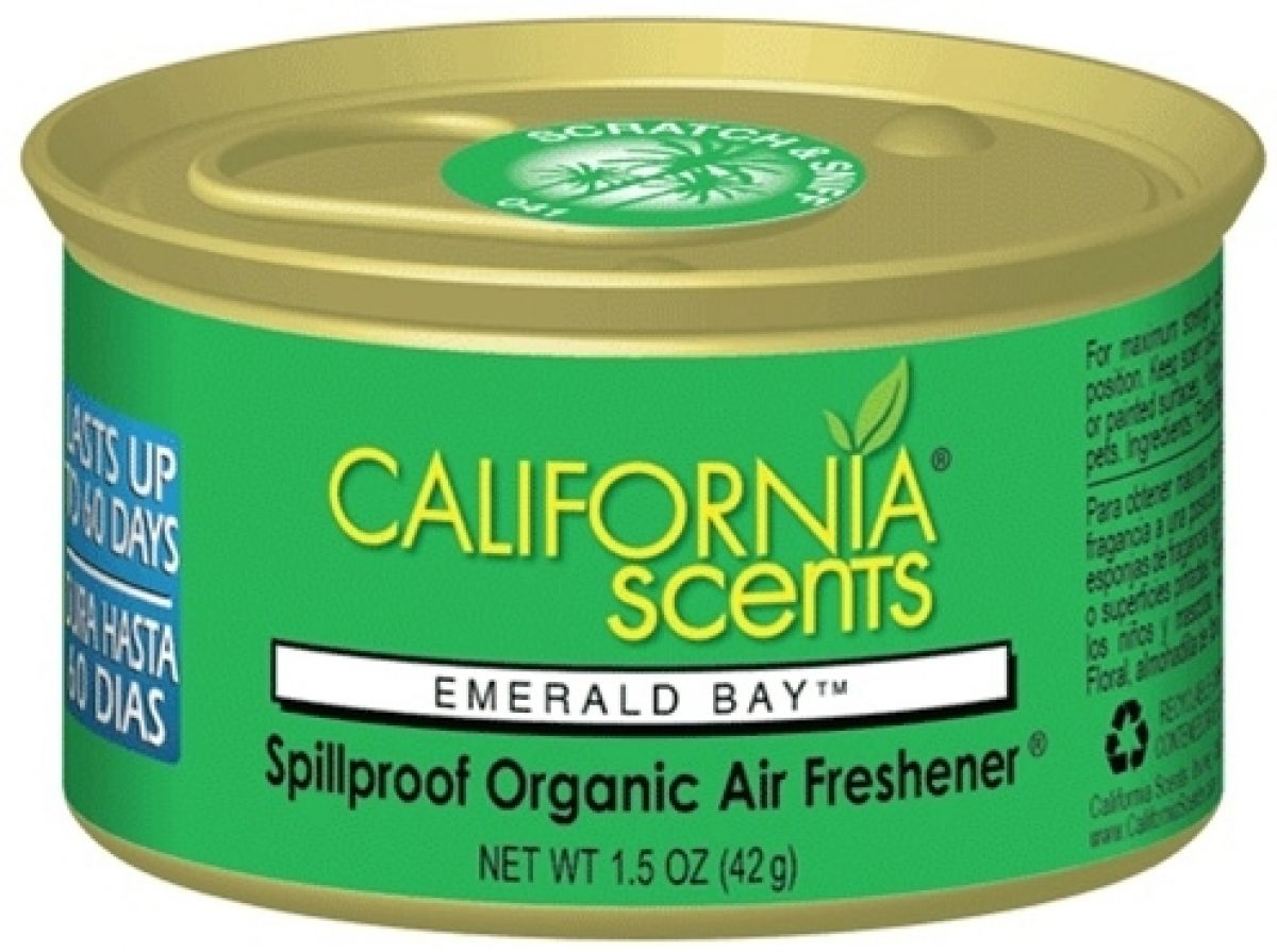 CALIFORNIA CAR SCENTS Luchtvefrisser California Blikje - Emerald Bay