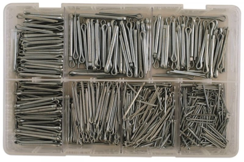 ASSORTIMENT SPLITPENNEN KLEIN 1000-DELIG (1ST)