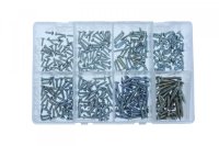 ASSORTMENT OF PAN HEAD SCREWS ELECTRO ZINC PLATED PHILIPSDRIVE 320-PARTS (1)