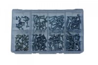 ASSORTMENT OF PAN HEAD SCREWS ELECTRO ZINC PLATED PHILIPSDRIVE 160-PARTS (1)