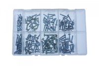 ASSORTMENT OF DRILL SCREWS ELECTROPLATED ROUND HEAD PHILIPSDRIVE 122-PARTS (1)