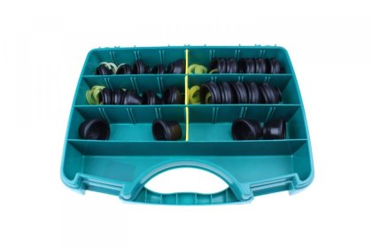Assortiment de soufflets de rotule 7 types 46 pièces