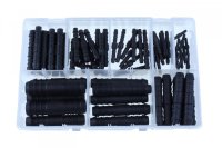 ASSORTIMENT CONNECTEURS DE TUYAU NOIR 70 PIÈCES (1PC)