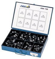 ASSORTMENT OF ABA 130C PIPE CLAMPS 130 PCS (1)