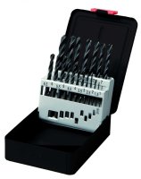 SPIRAL DRILL SET HSS ROLLED 19-PIECE (1PCS)