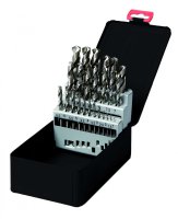 SPIRAL DRILL SET HSS-S GROUND 25-PIECE (1PCS)