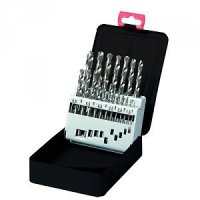 SPIRAL DRILL SET HSS-TIN COATED 19-PIECE (1PCS)