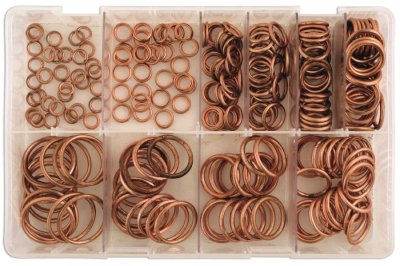 ASSORTMENT OF STUFFED SEALING RINGS COPPER 250 PCS (1)