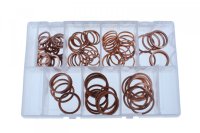 ASSORTMENT OF SEALING RINGS COPPER LARGE 140 PCS (1)