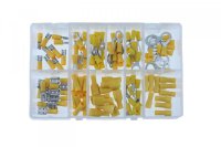 ASSORTMENT OF CABLE LUGS YELLOW 110 PCS (1)