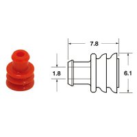 AMP SUPERSEAL (#1,5) JOINT 2,6-3,3MM ROUGE (50PC)