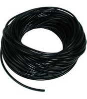 PVC INSULATION SLEEVING BLACK 4.0MM (50M)