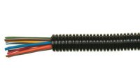 CABLE SHEATHING BLACK CLOSED ON ROLL 19MM (50M)