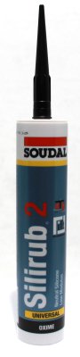 SOUDAL Silirub 2 Black, 310ml