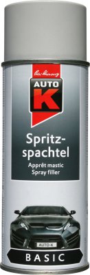 AUTO-K Spuitplamuur Grijs, Spuitbus 400ml