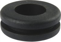 PVC TRANSIT HOLE OPEN BLACK 16,0X24,0X30,0MM (h=11) (a=3,0) (25)