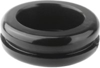 PVC TRANSIT HOLE CLOSED BLACK 15X22,3X24MM (h=5,9) (a=2,0) (25)