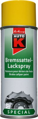 AUTO-K Brake caliper paint Yellow Glossy, Spray 400ml