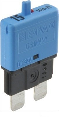 ZEKERING AUTOMAAT TOT 32V H=34MM ATO BLAUW 15A (1ST)