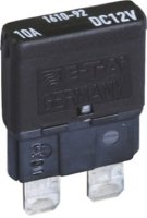 FUSE CIRCUIT BREAKER 12V H=30MM SELF RESETTING ATO BLACK 10A (1)