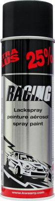 AUTO-K Racing Matt Black, Spray 500ml