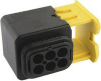 HDSCS CONNECTOR HOUSING MCP #2.8MM 6-PIN (1)