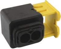 HDSCS CONNECTOR HOUSING MCP 1X#4,8MM 1X#6,3MM 2-POLE (1)