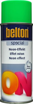 BELTON Neon/fluorescent Green Paint, Spray 400ml