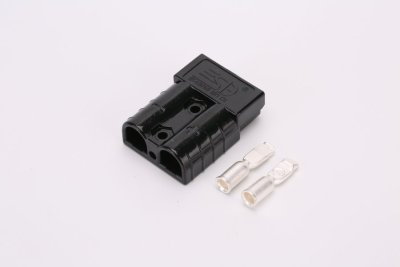 POWER CONNECTOR SB 2-POLE 50A (-6MM²) BLACK (1)