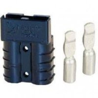 POWER CONNECTOR SB 2-POLE 50A (-16MM²) BLACK (1)