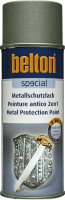 BELTON Metal protection paint 2in1 Metallic Grey Silver Glossy, Spray can 400ml