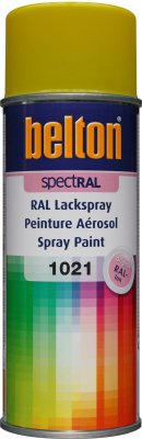 BELTON Spray can Ral 1021 Gloss, 400ml