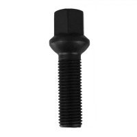 WHEEL BOLT BLACK M14X1,5X28(50) SPHERE R13 HEX17 (1PCS)