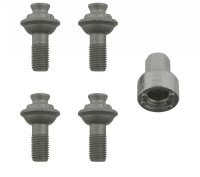 CLOSE BOLT SET 4 STUPS M12x1,5-17 + CAP15 SMART BOLT (1ST)