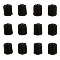 VALVE CAP VG8 STANDARD BLACK (100PCS)