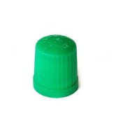 PROTECTION CAP VALVE + SEAL GREEN (100PCS)