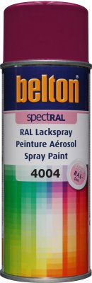 BELTON Spray can Ral 4004 gloss, 400ml