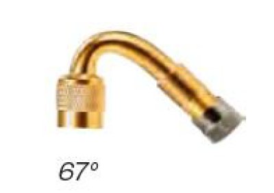 RALLONGE DE VALVE 67 DEGRÉS LAITON PRO (1PC)