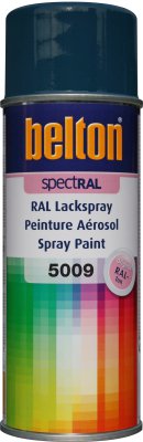 BELTON Spray can Ral 5009 gloss, 400ml