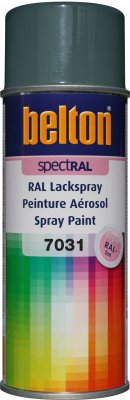 BELTON Spray can Ral 7031 gloss, 400ml