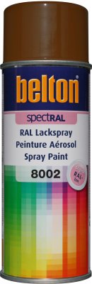 BELTON Spray can Ral 8002 gloss, 400ml