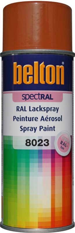 BELTON Spuitbus Ral 8023 Glans, 400ml