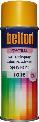 BELTON Spray can Ral 1016 Gloss, 400ml