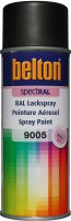 BELTON Spray can Ral 9005 matt black, 400ml