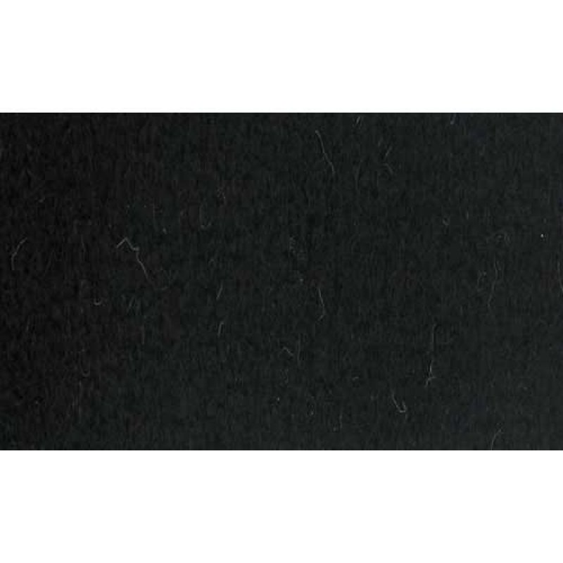 HOEDENPLANKSTOF ZWART GLAD DIK 70X140CM (1ST)