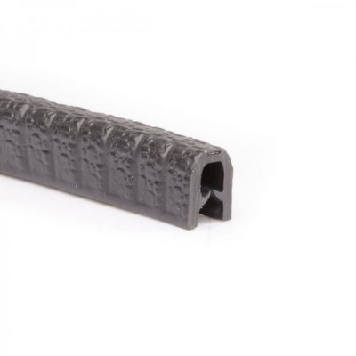 EDGE PROFILE PVC + STEEL INSERT BLACK 1,0-2,5MM (5MTR)
