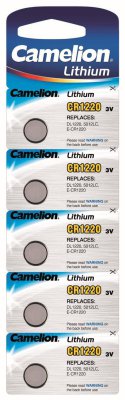CAMELION LITHIUM CR1220 3V BLISTER (5ST)