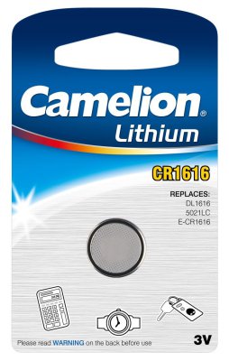 CAMELION LITHIUM CR1616 3V BLISTER (1PC)